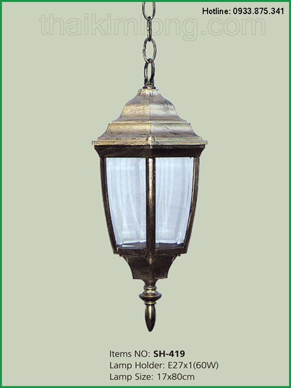 Đèn thả Ngoài Trời Thái Kim Long SH419 Ø170