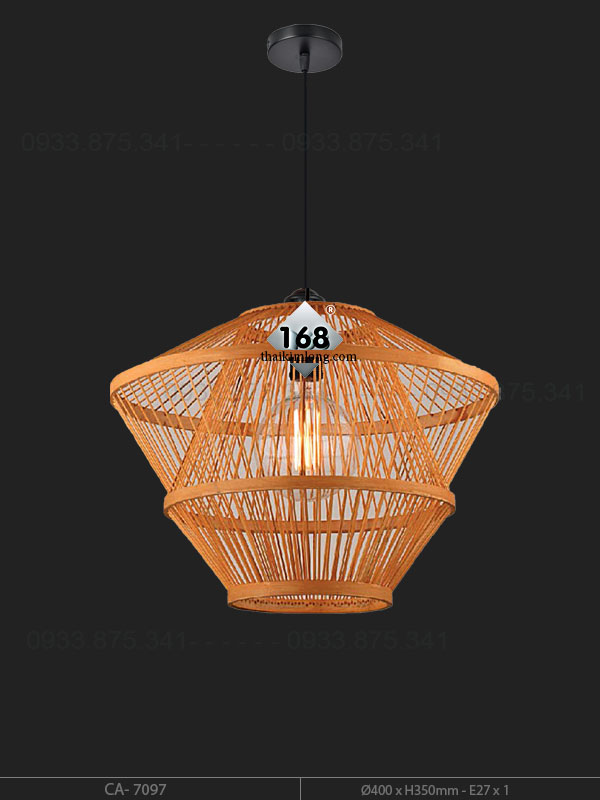 Đèn Thả Mây Tre CA-7097