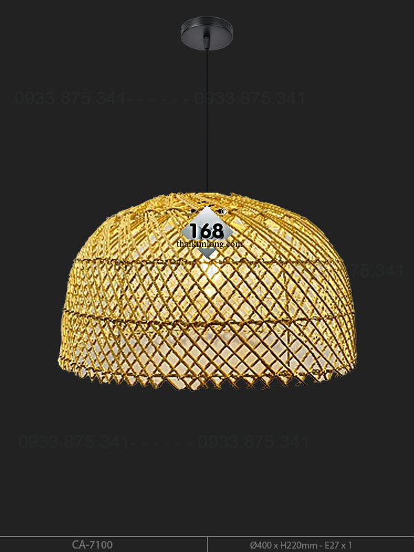 Đèn Thả Mây Tre CA-7100