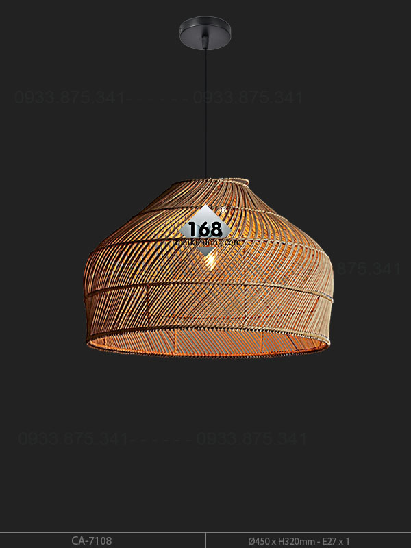 Đèn Thả Mây Tre CA-7108